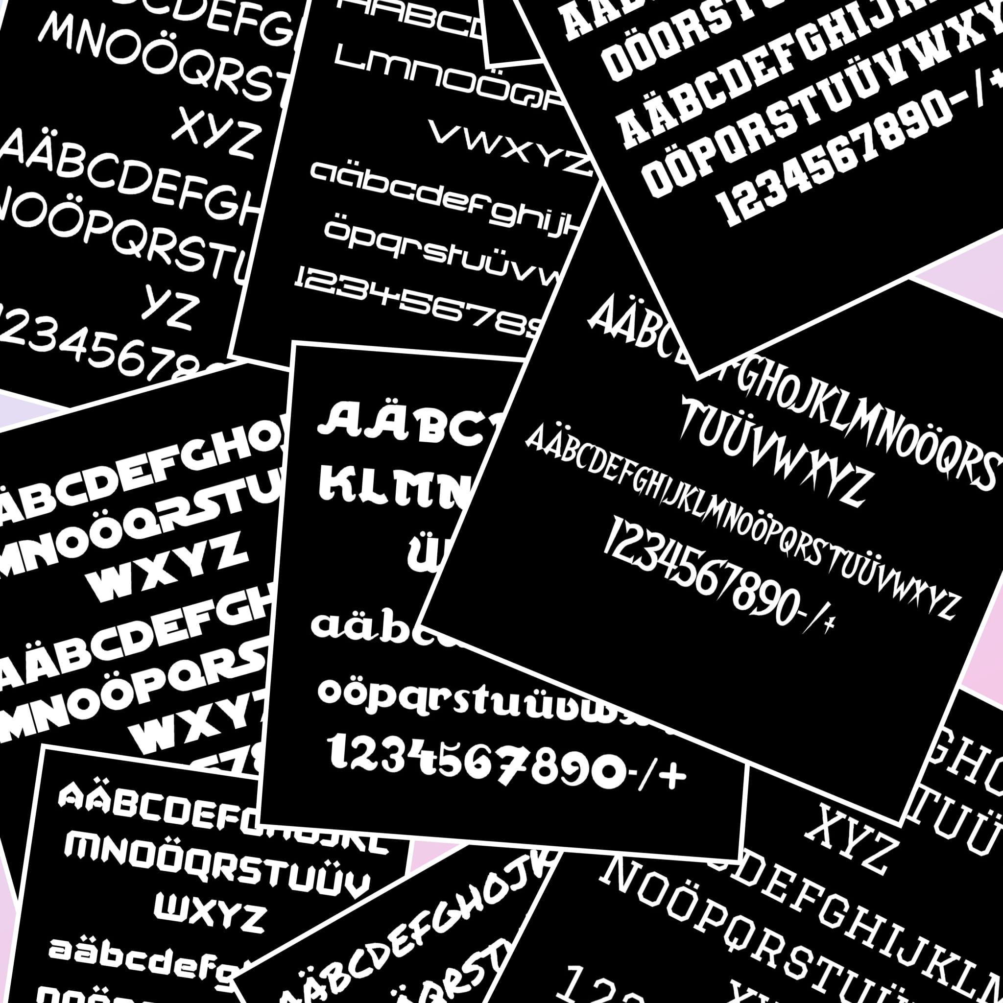 Schriftzüge