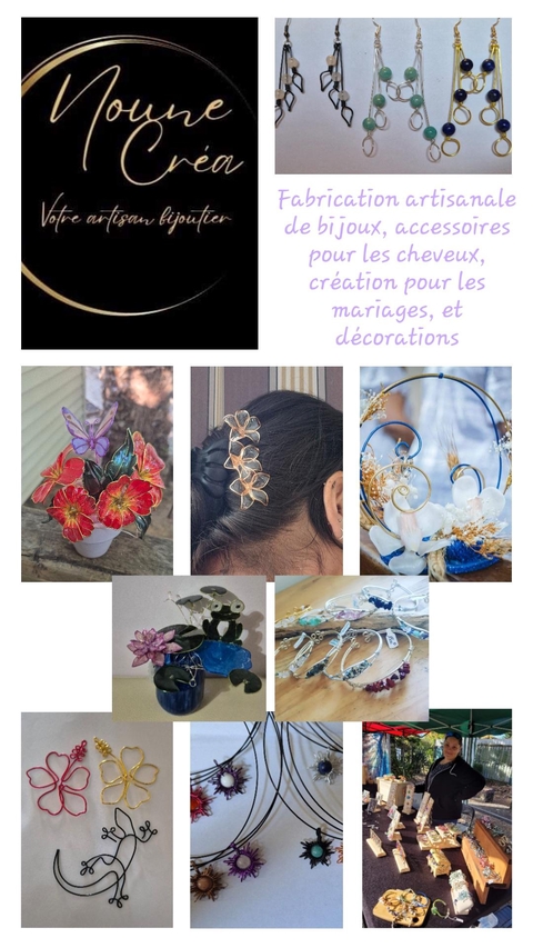 Entrez dans mon univers artisanal : des créations en aluminium, résine et pierre semi-précieuses uniques et colorées.