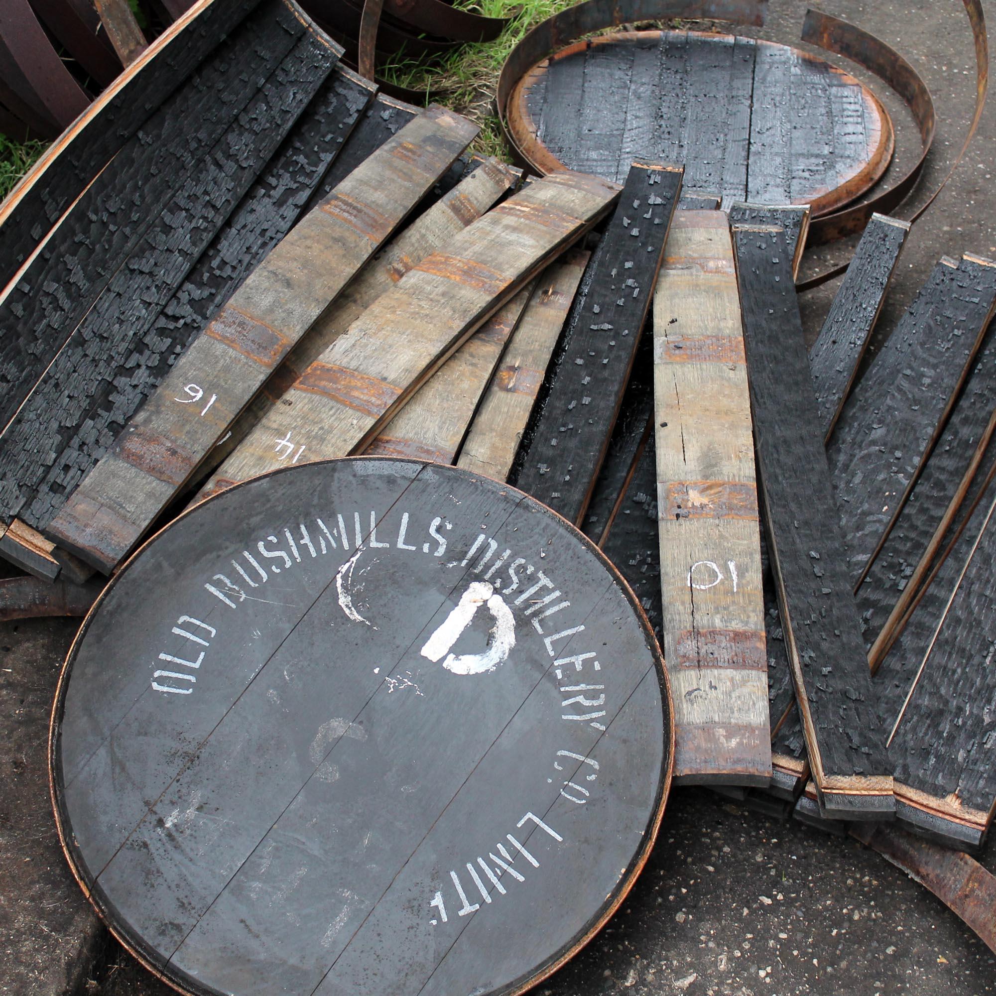 Dismantled Bushmills Barrel