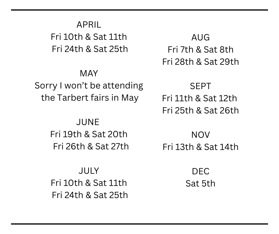 2026 Craft Fair Dates