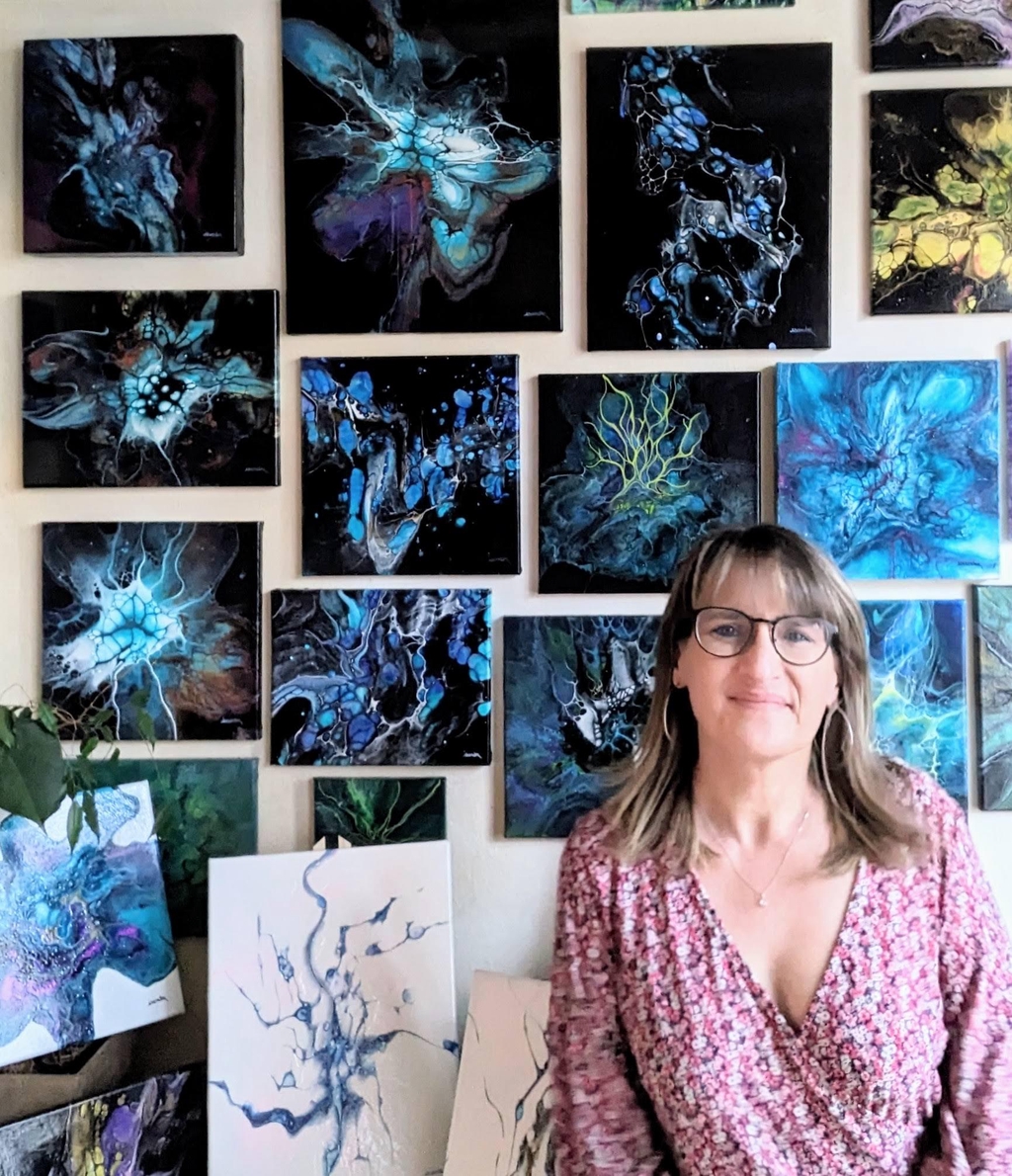 ISANDRE Artiste Peintre Acrylique Fluide