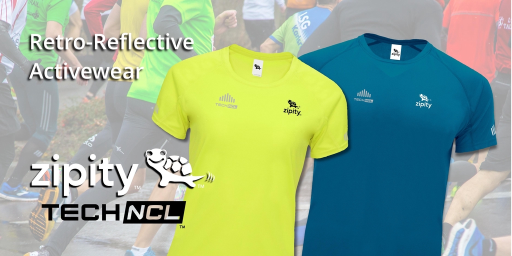 Zipity TECHNCL Retro reflective Activewear.