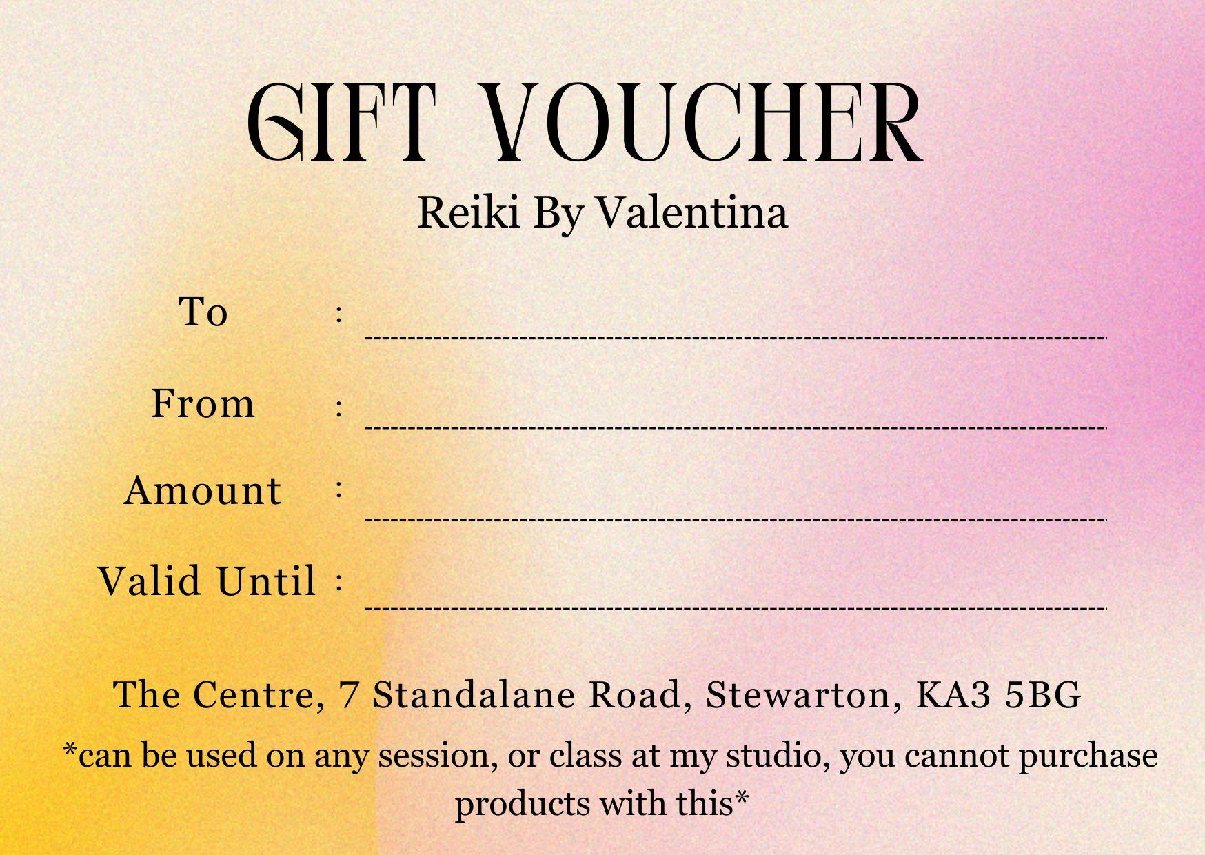 Gift Vouchers