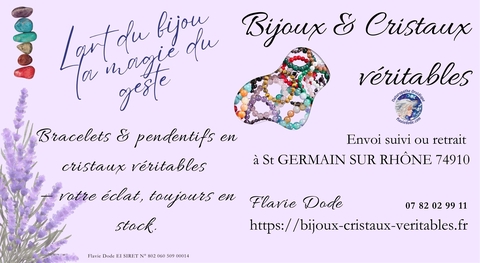 Bijoux cristaux véritables Pendentifs Bracelets Colliers en Argent Cuivre