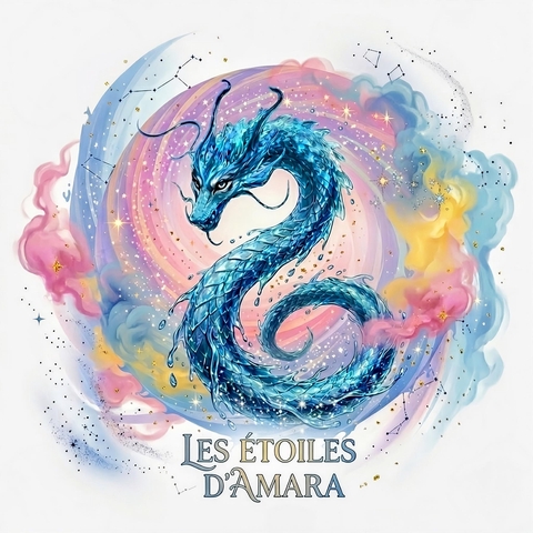 Logo officiel des Étoiles d’Amara représentant lumière et énergie spirituelle.