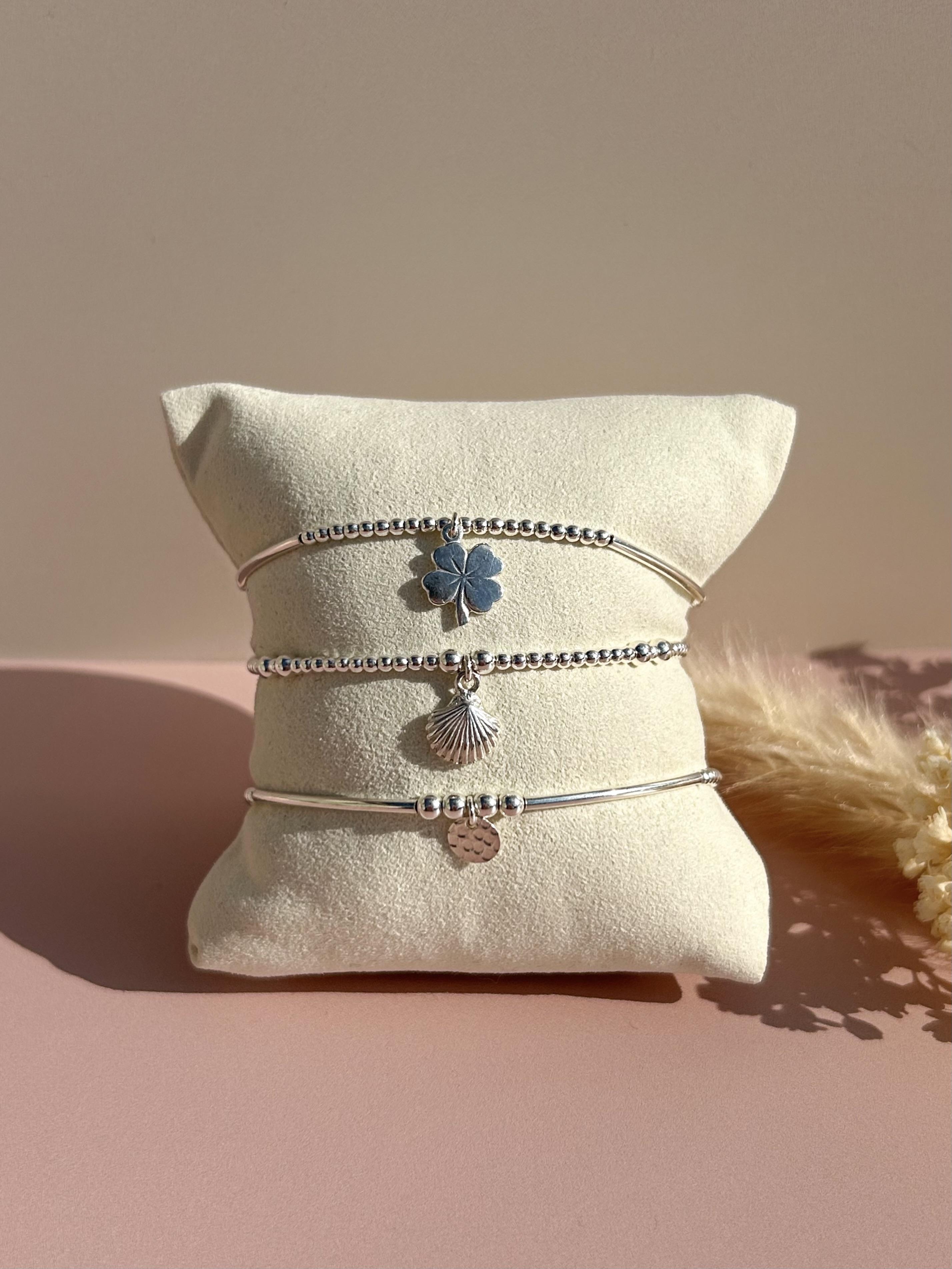 Bracelets Élastiques Argent