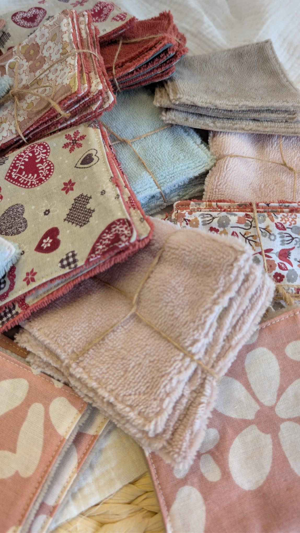 Lingettes démaquillantes
Lingettes démaquillantes lavables