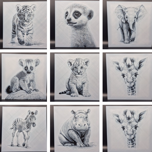 hueforges featuing images of animals