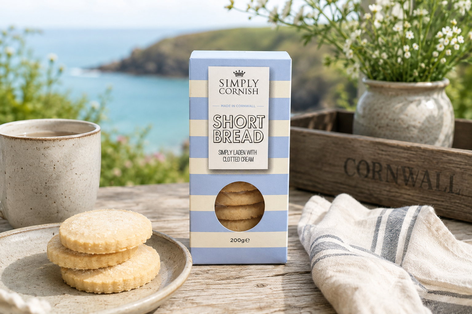 Cornish provisions including artisan crackers, sea salt, condiments and speciality food products from independent Cornish producers