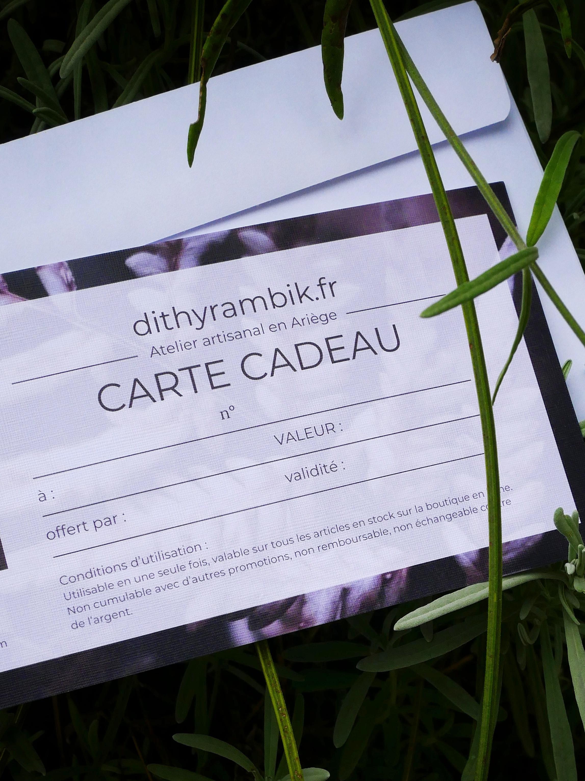 CARTE CADEAU