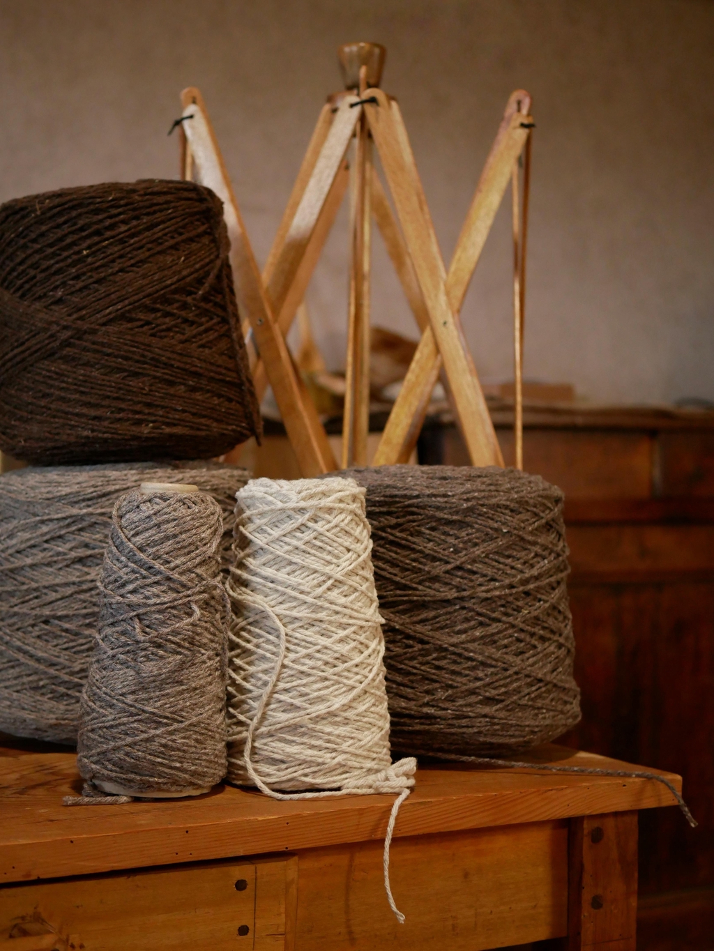 dithyrambik matières locales tricot fil laine