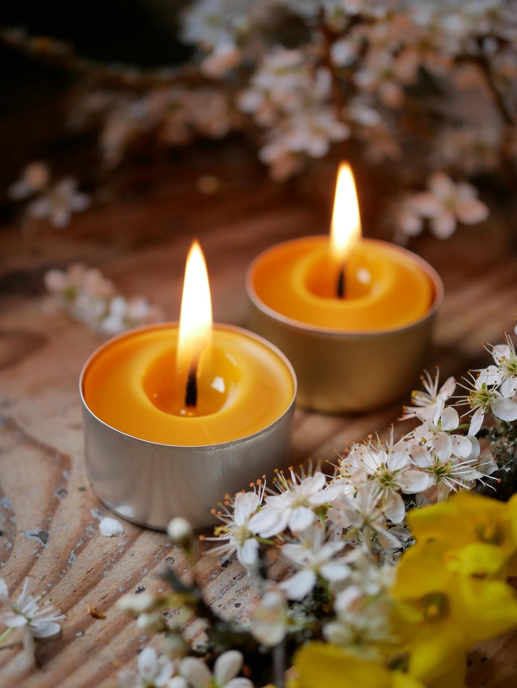 bougie chauffe-plat pure cire d'abeille dithyrambik 100%