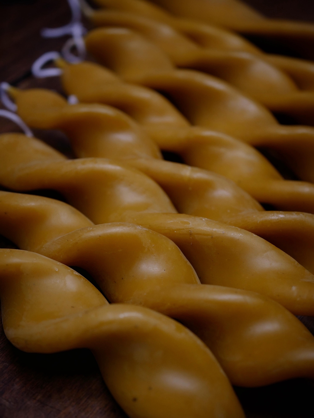 bougies originales twisted torsade