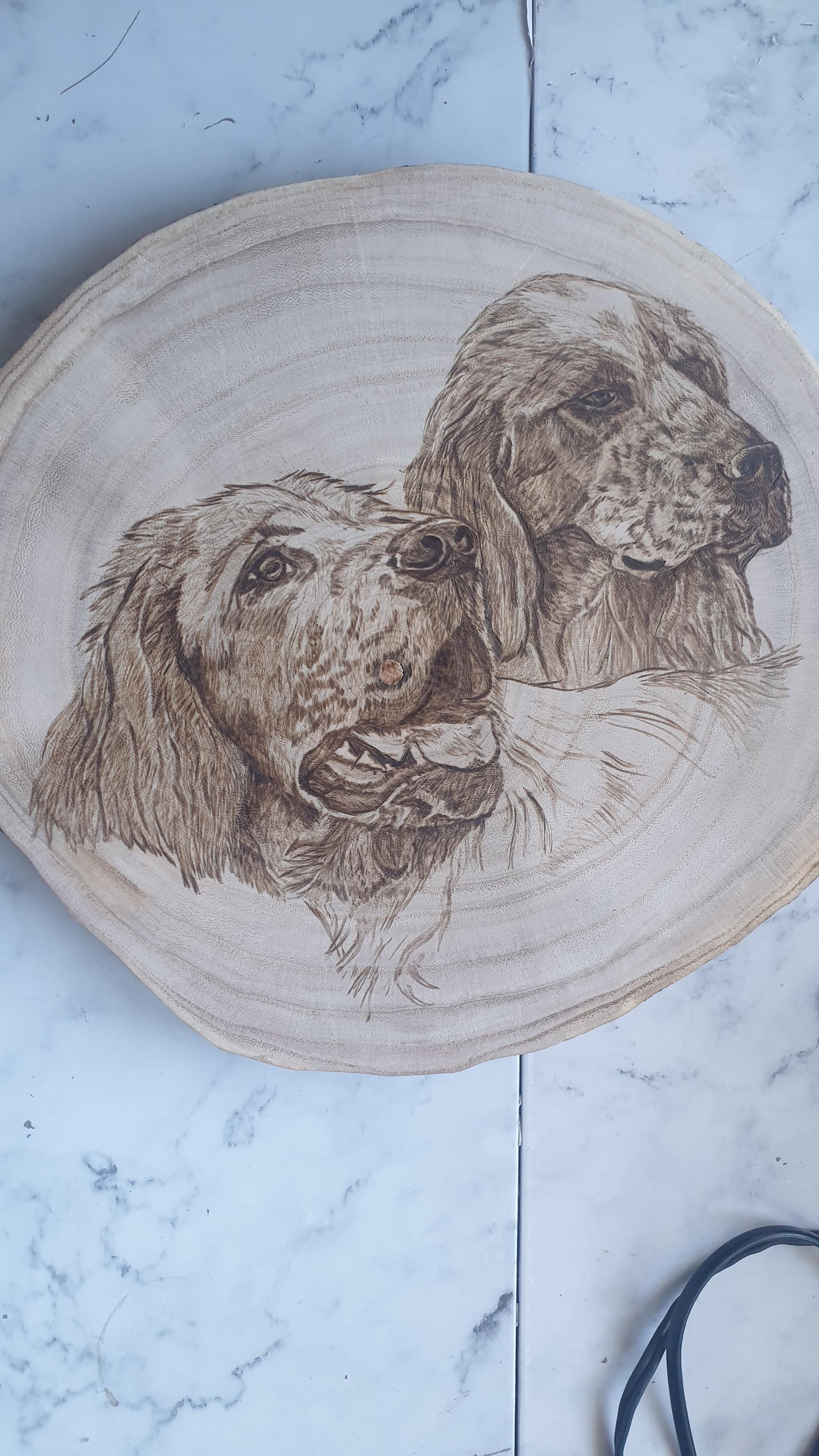 Pyrogravure sur bois faune sauvage
pyrogravure d 'animaux de la ferme vache poules portrait animaux 
pyrogravure d'animaux de compagnie chiens chats 
Cadeau chasseur chasseresse personnalisé
Art pyrogravure photographie animal sauvage
Pyrogravure fait main chasseur
Décoration chasseur faune sauvage
Œuvre d'art animalier pyrogravure bois
Cadeau chasse photographies faune sauvage
Pyrogravure Faune Sauvage Personnalisée - Cadeau Chasseur & Chasseresse
Œuvre d'Art en Pyrogravure : Faune Sauvage en Bois - Cadeau pour Chasseur
"Offrez un cadeau unique aux passionnés de chasse et de nature avec une pyrogravure réalisée à la main sur bois, inspirée de photographies de faune sauvage. Chaque œuvre est soigneusement gravée à la main, apportant une touche personnelle aux images de cerfs majestueux, de sangliers, de renards et d'autres animaux emblématiques. Parfait pour un chasseur ou une chasseresse, cette pièce d'art est un hommage à la beauté brute de la nature."