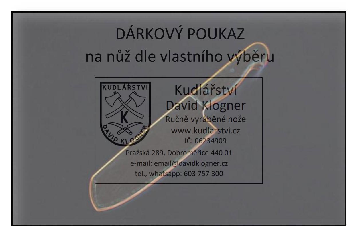 Dárkové poukazy