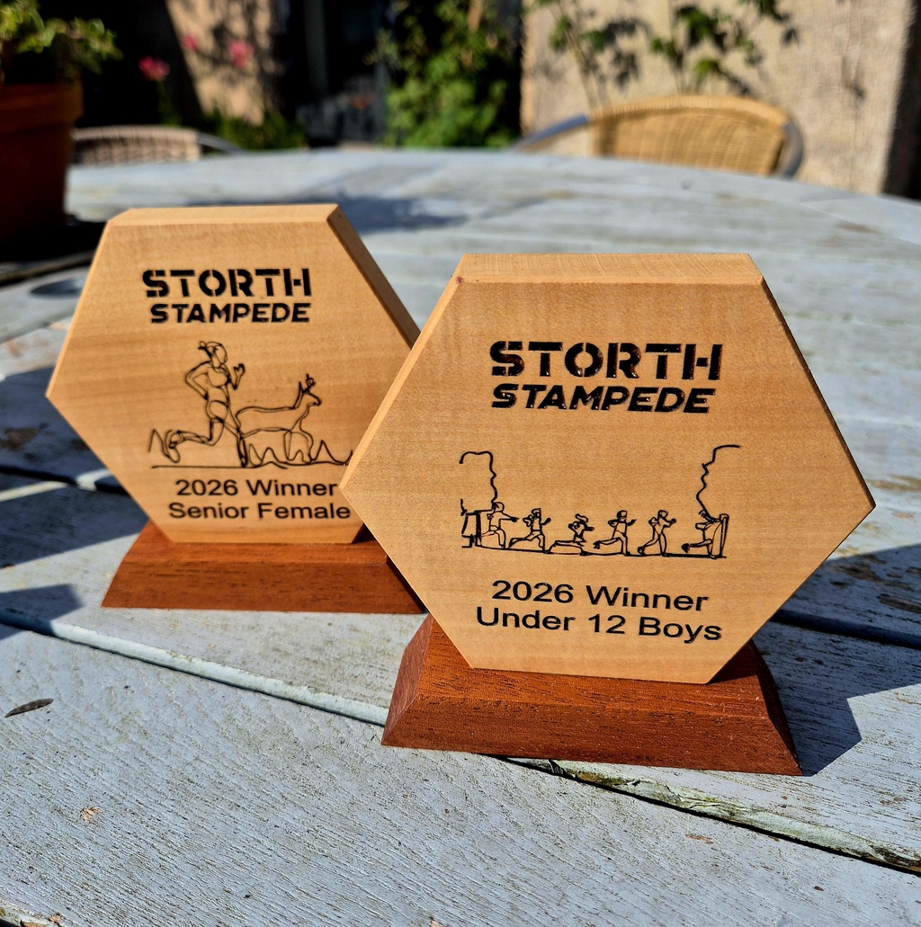 Wooden trophy, lime wood