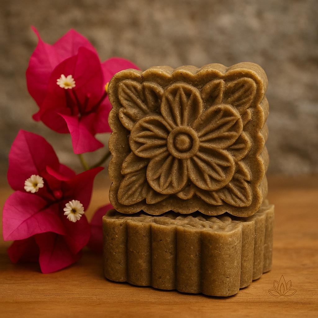 Champús sólidos, artesanales y biodegradables.
