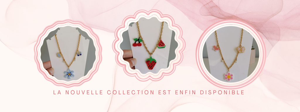 Nouvelle collection de collier breloque 100% fait à la main 