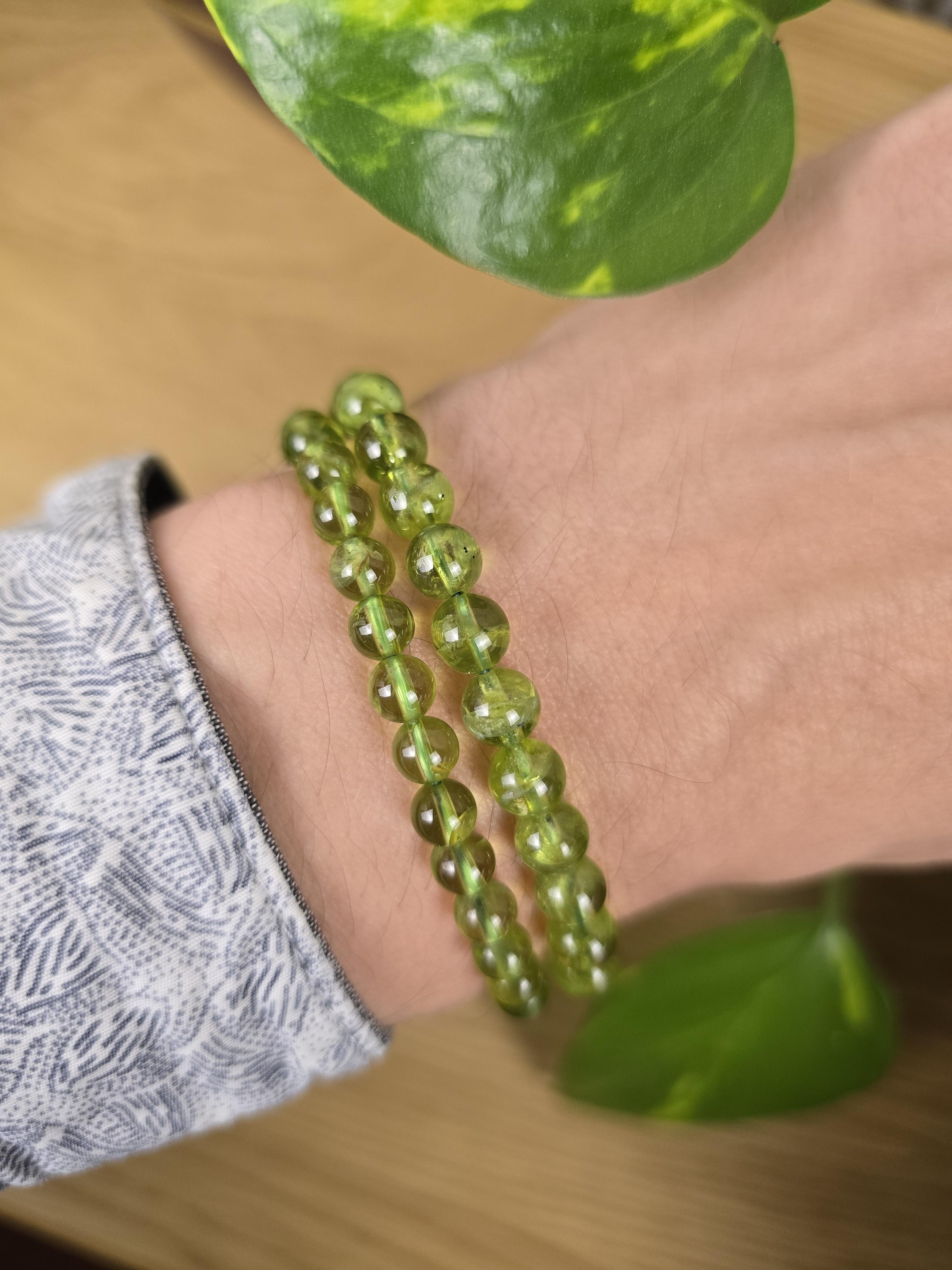 Magnifiques bracelets en Péridot