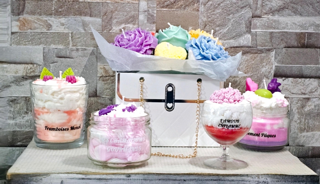 Bougies Gourmandes fabriquées à la main
