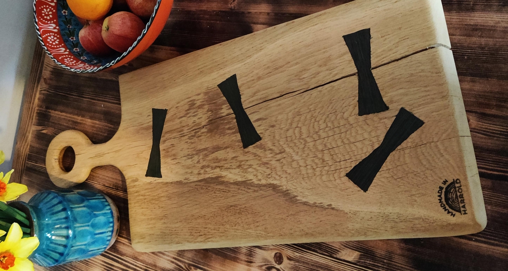 handmade oak charcuterie board