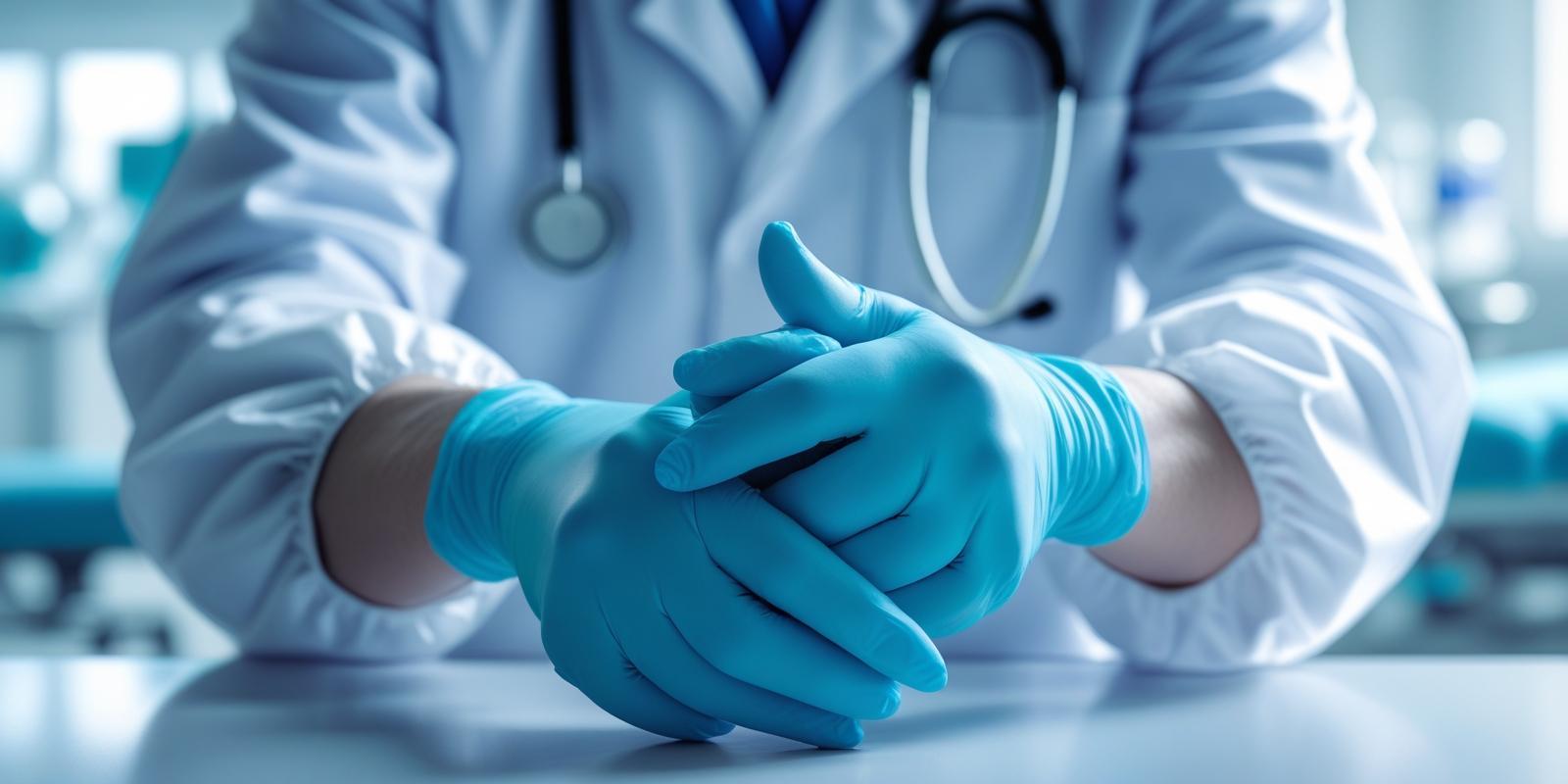 Blue Nitrile Gloves