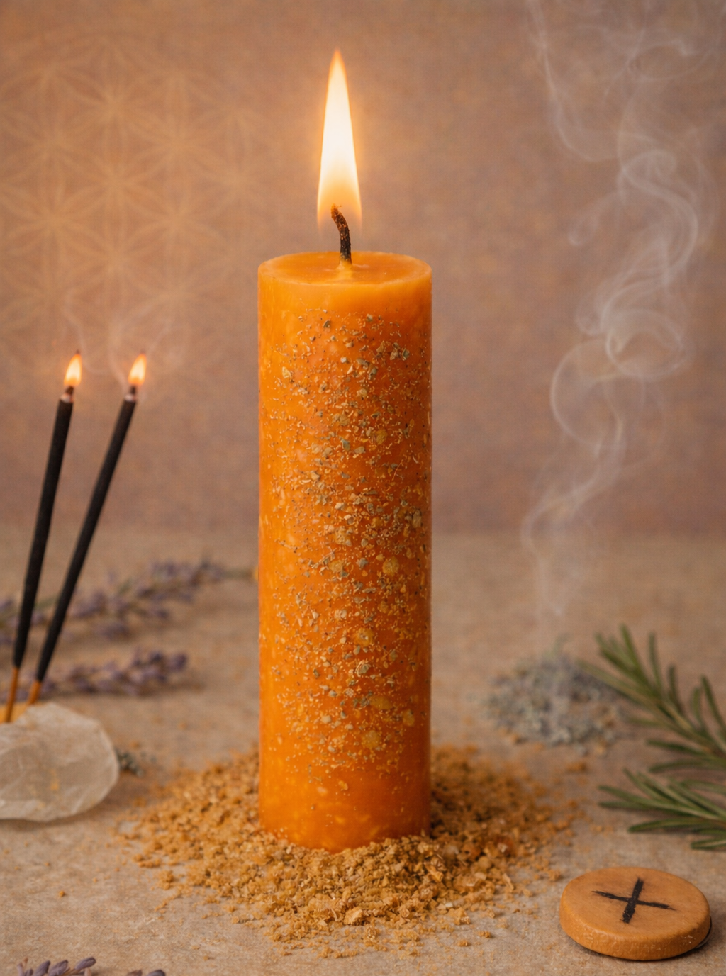 L’interprétation de la bougie rituelle
Temps de combustion, Coulures de cire, État de la flamme