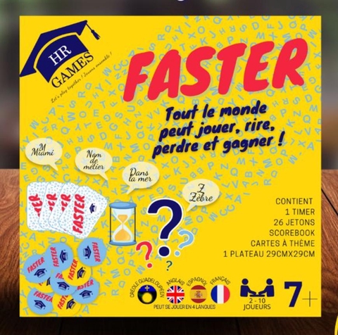 Faster votre nouveau jeu de société 