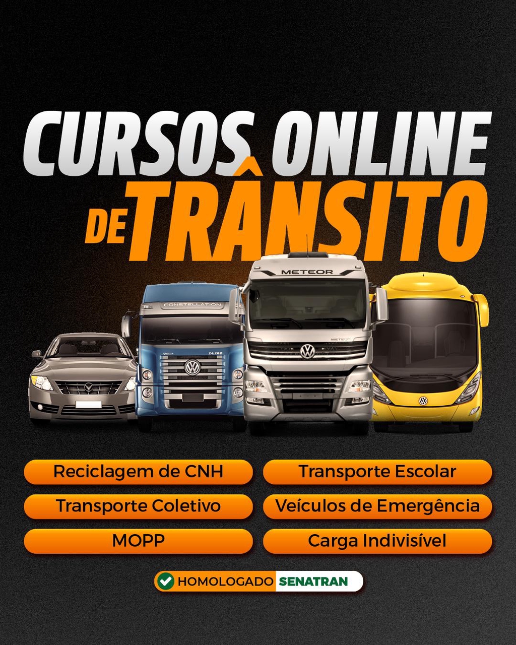 Cursos para motoristas especializados