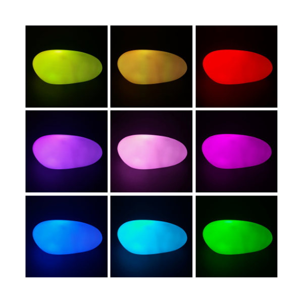 Veilleuse Galet LED à couleurs changeantes