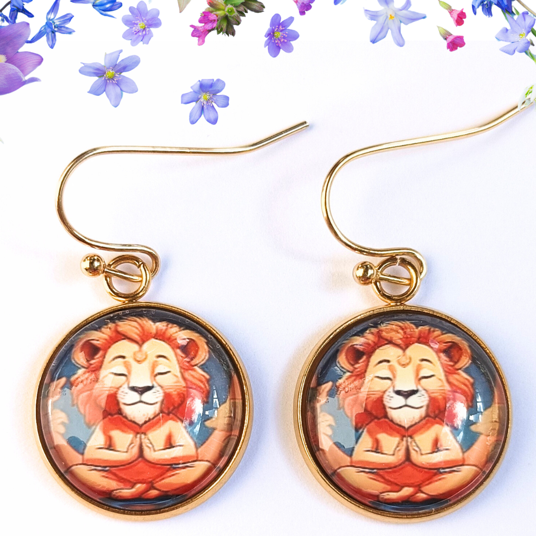 Boucles d'oreilles illustrées