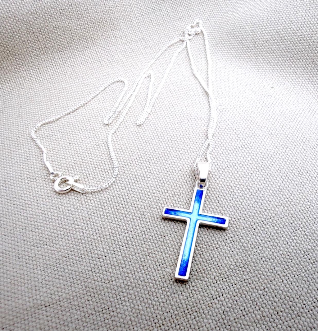 La croix de céleste, la véritable croix émaillée, Argent, émaux champlevés sur argent