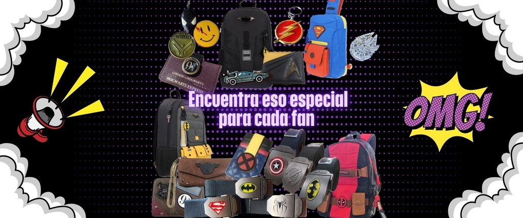 Regalos geek para fanáticos de Marvel, DC Comics, Harry Potter, Dune, Star Wars, Back to the Future, anime y videojuegos disponibles en La Zona Fantasma.