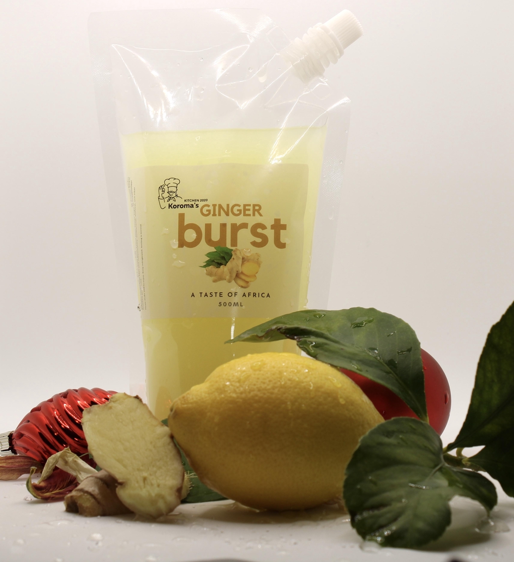 Refresh your mind, body, soul with Ginger burst, Ginger + Pineapple burst and Ginger Carror burst