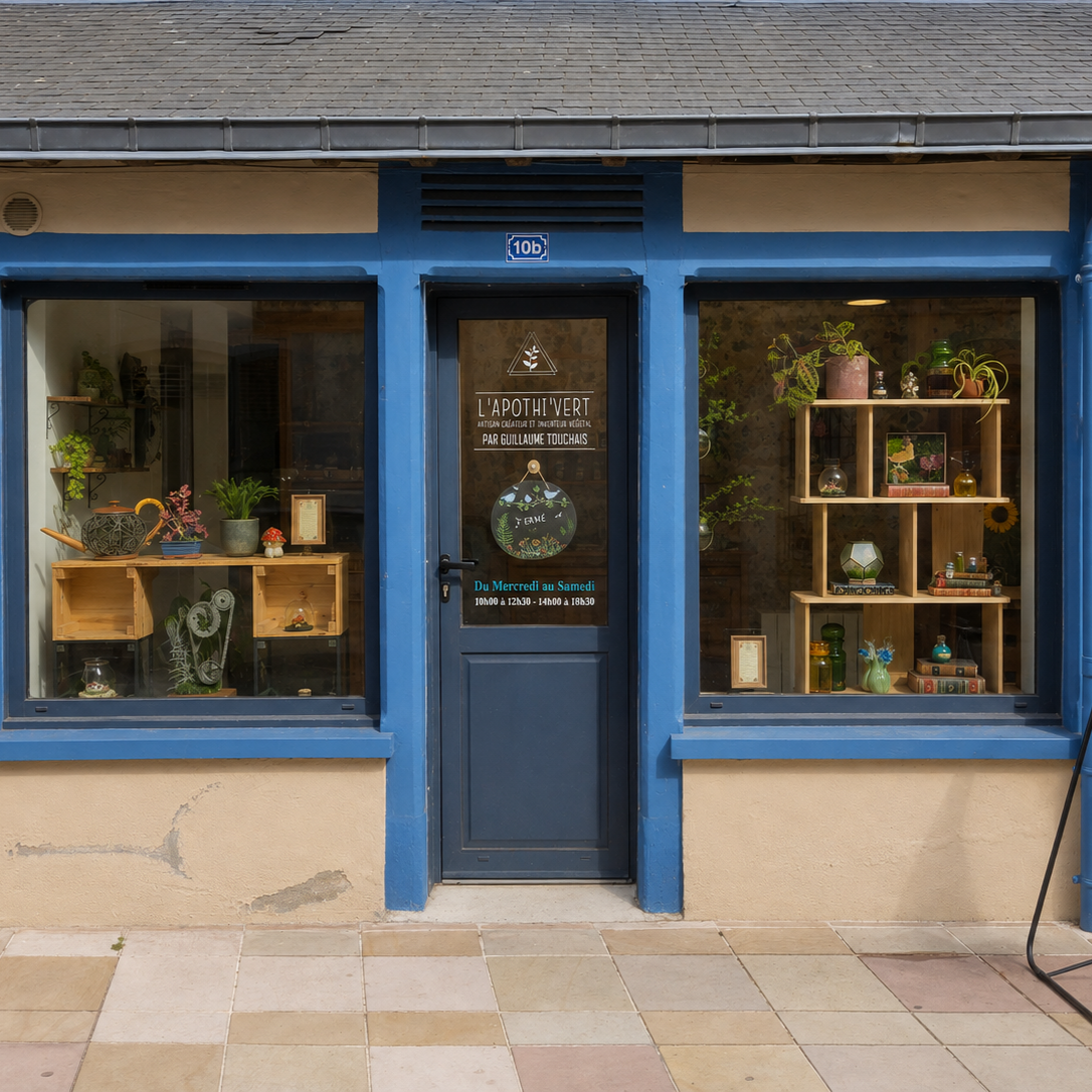 L'Apothi'vert - Notre boutique pour retrouver toutes nos créations et y réaliser un atelier créatif végétal