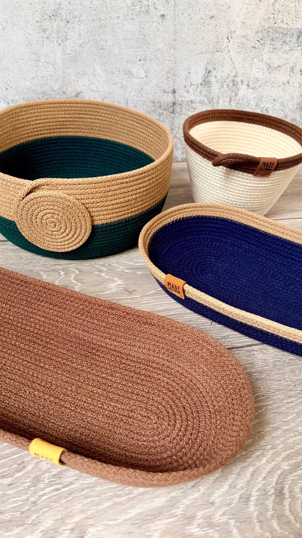 Handmade Cotton Cord Home Decor, Handbags & Accessories