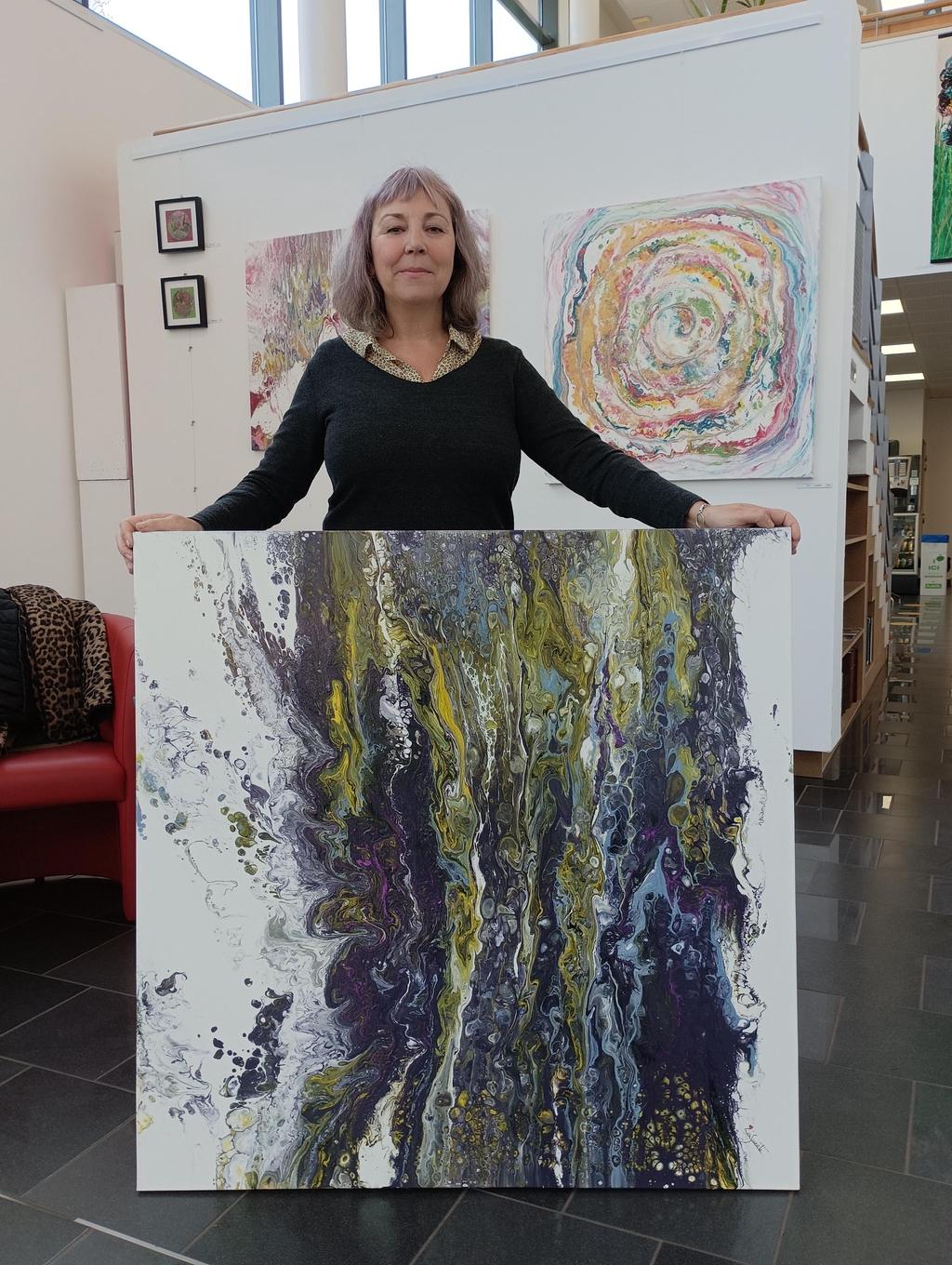 Présentation de Mercedes Lafuente artiste peintre et plasticienne du Sud de la France