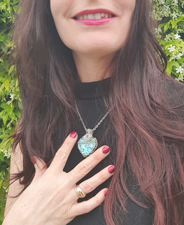Collier SIGNATURE Coeur d'Abalone