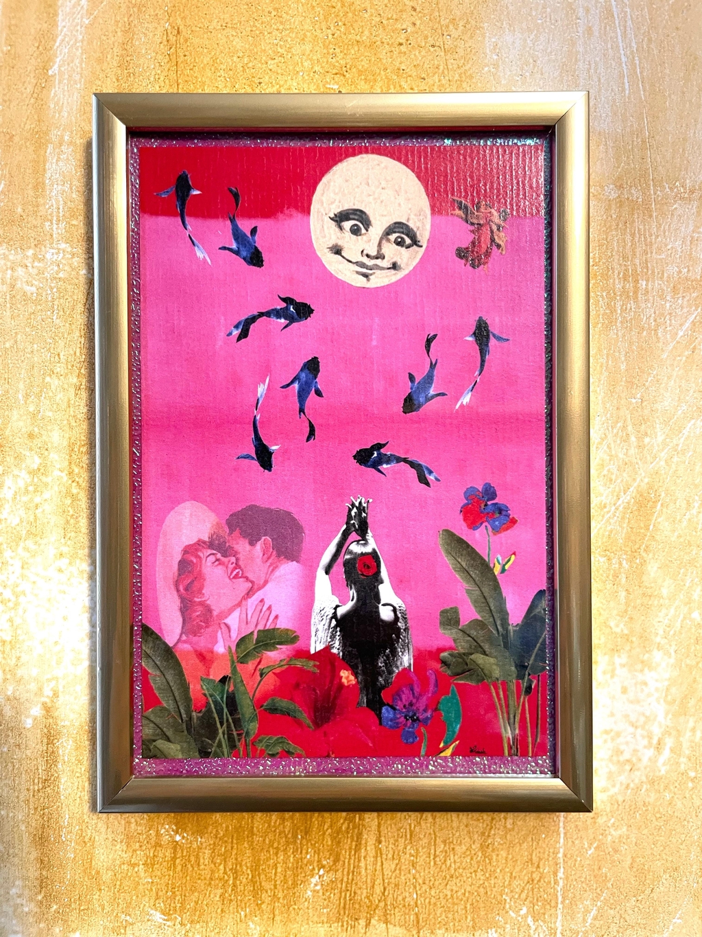 Les illustrations de la tia malaga encadrées