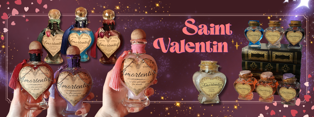 Saint Valentin potion d'amour Amortentia Harry Potter cadeau sorcière  