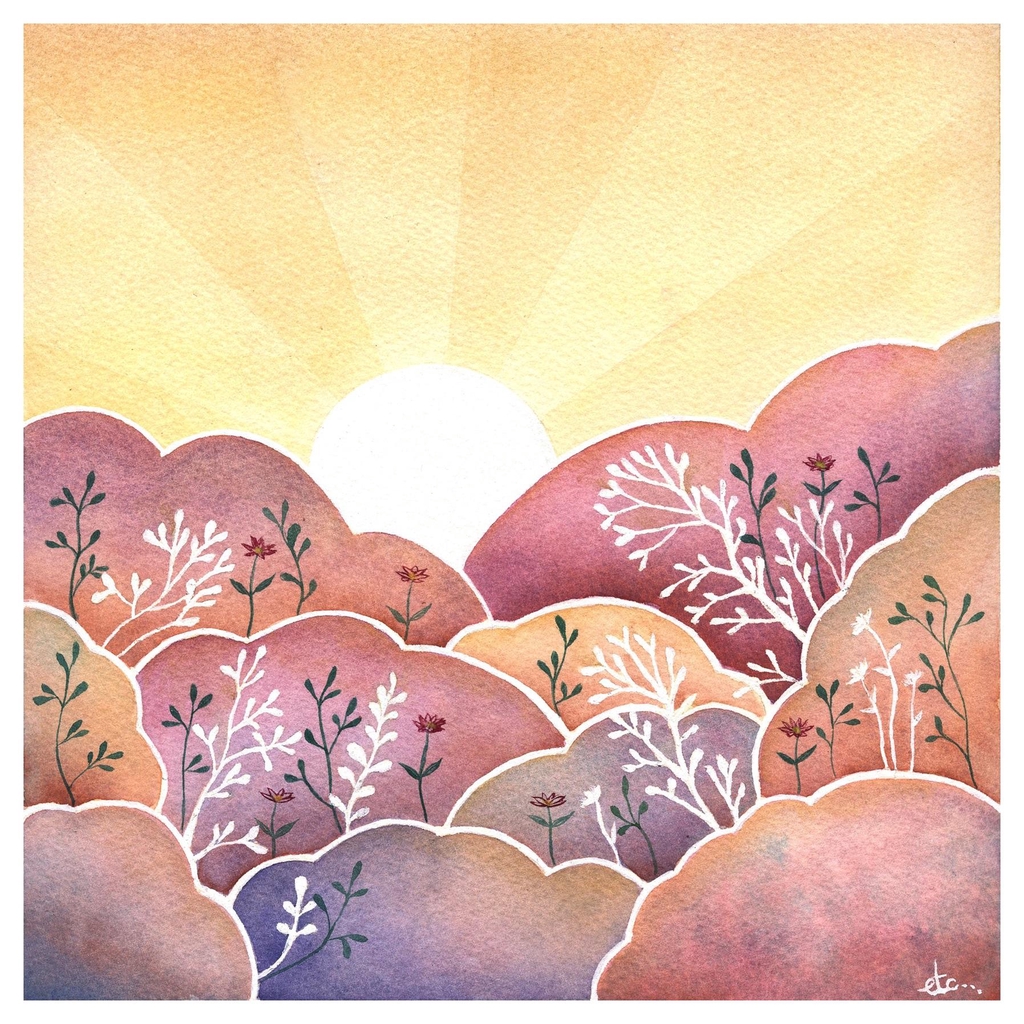 Je peins avec de l'eau sensible

