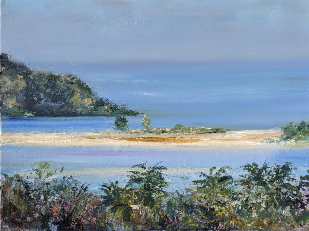 Goan River, Oils on canvas 2024