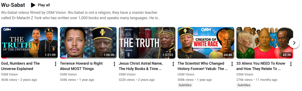 Wu-Sabat Videos