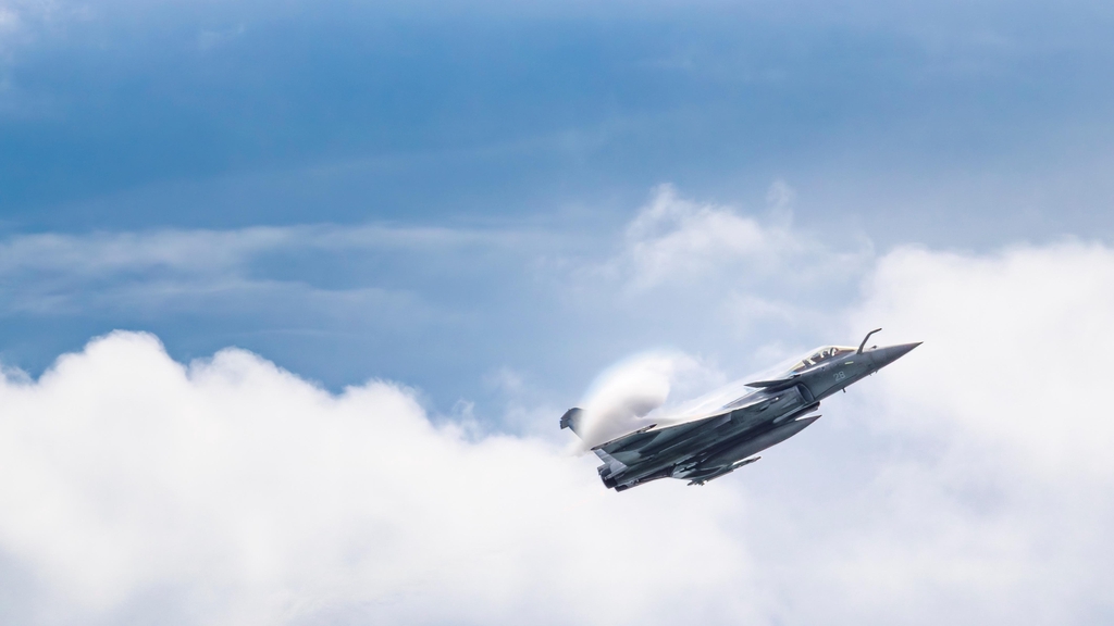 Rafale et condensation sur les ailes