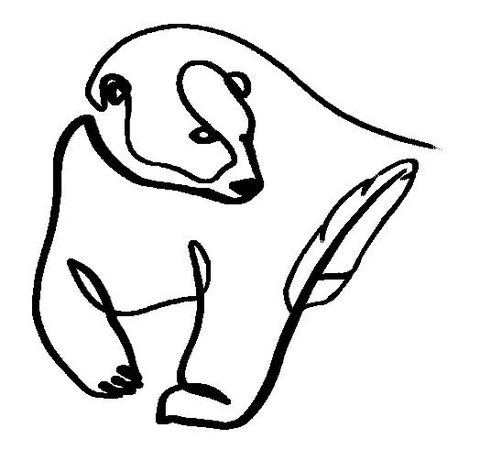 Logo "Les Plumes de l'Ours"