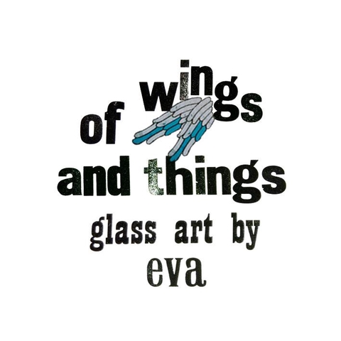 of wings and things glass art
I am an artist based in Co. Sligo in Ireland. My qualifications are in Fine Art and Glass. Glass is my chosen medium: I draw on it, paint it, print on it, and then fire it, creating original stained glass pieces. Using the technique of lino-printing I also make unique cards. I find inspiration in the animal world and in human nature, both it's light and dark aspects.