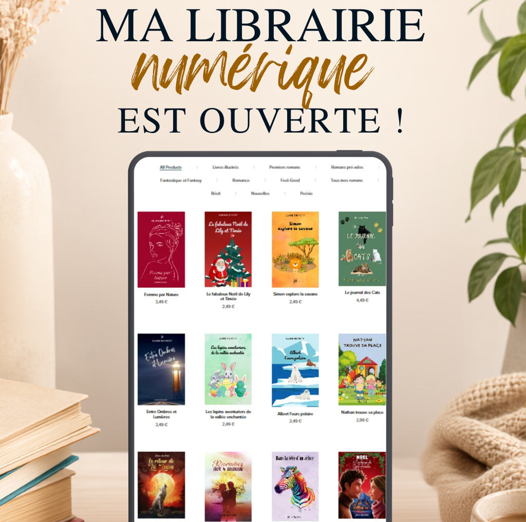 Ma librairie numérique est ouverte
