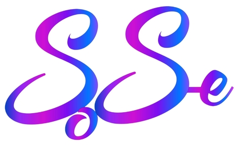 secret of self-esteem logo in blauw, paarse en roze tinten met een heldere  achtergrond. Handgemaakte lingerie zonder beugel, beugelloos. Wirefree, ondergoed lingerie onderbroek slips hipster bh beha bralette