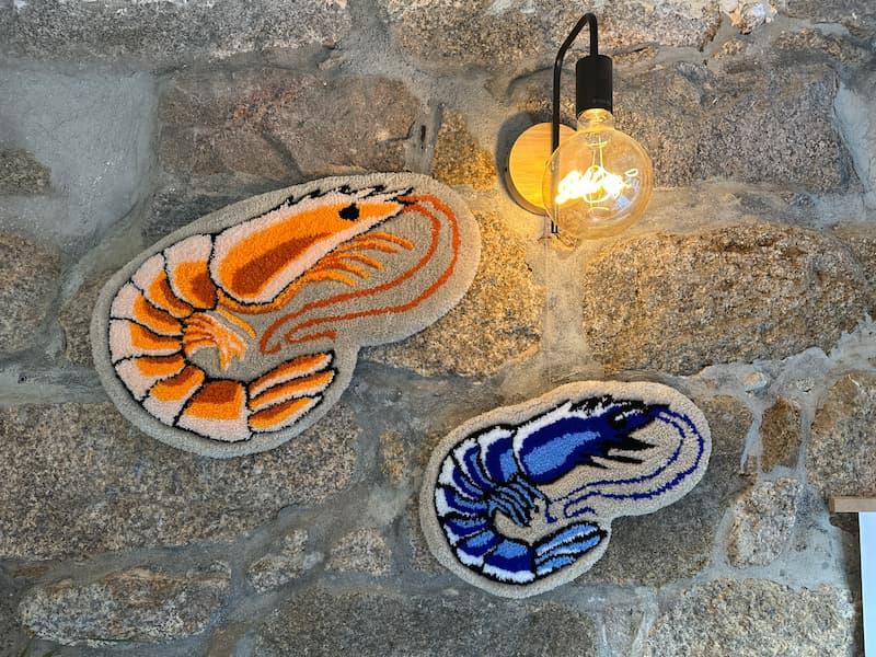 Tapis crevettes personnalisable