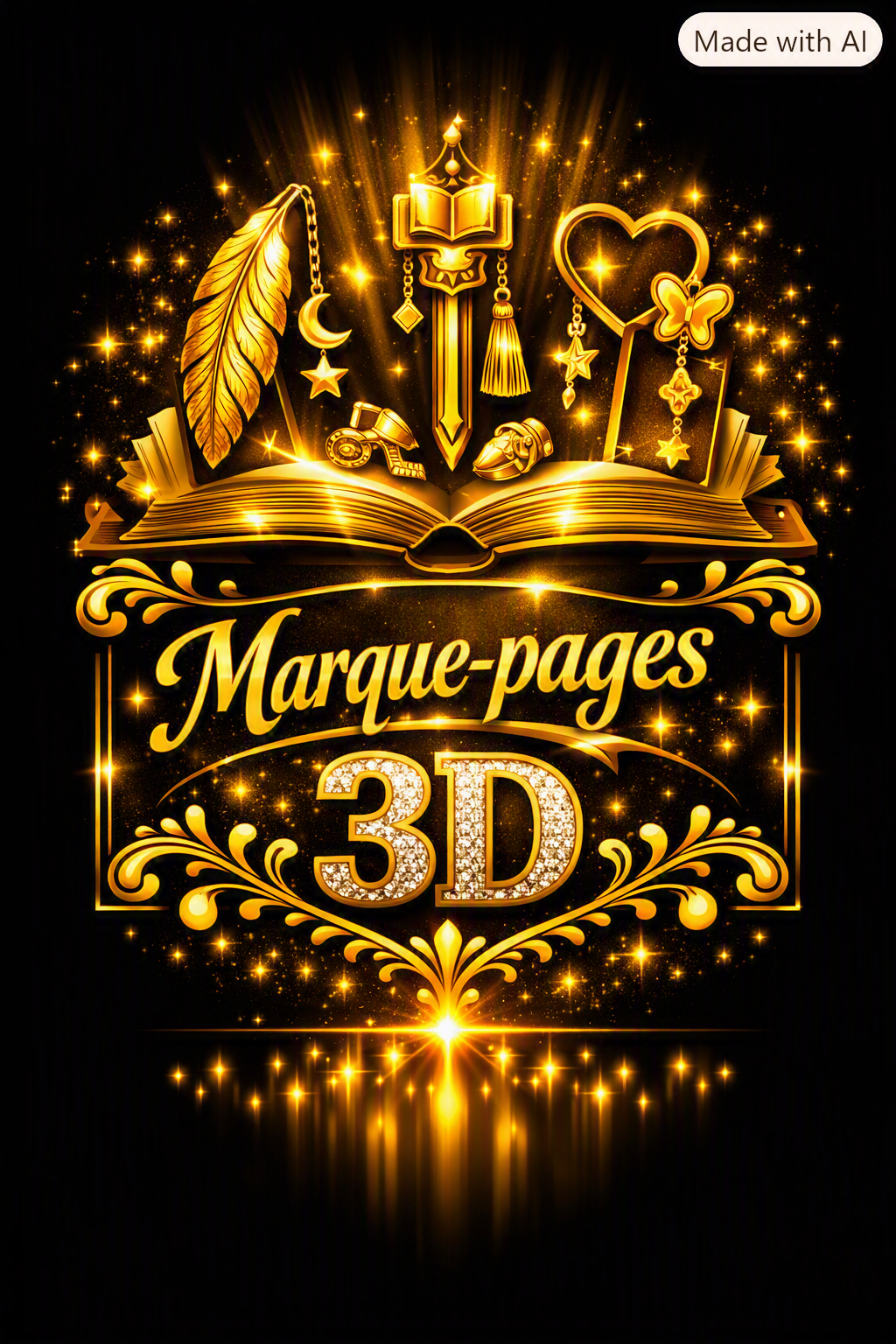 Marque Page 3D